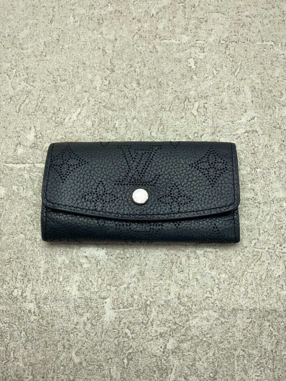 LOUIS VUITTON Multicles Mahina Black Leather Accessories